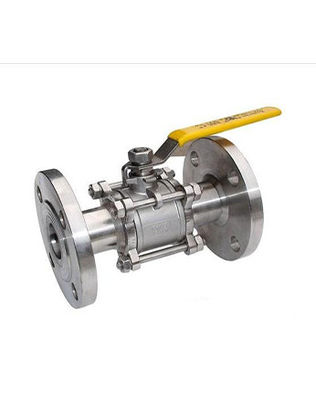 Good price SS304 SS316 CF8M 쓰리 피스 플랜지 볼 밸브는 철 소재를 던졌습니다 온라인으로