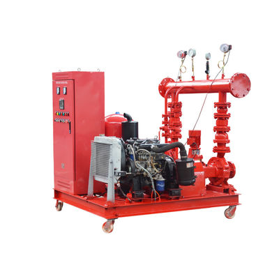 90HP 7.5KW 디젤 엔진 구동 소화 펌프 패키지 비상 화재 물 펌프 시스템
