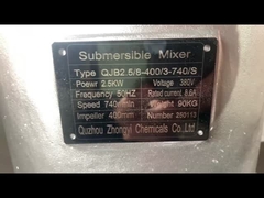 산업용 혼합 용품용 다재다능한 주철 잠수 믹서 펌프